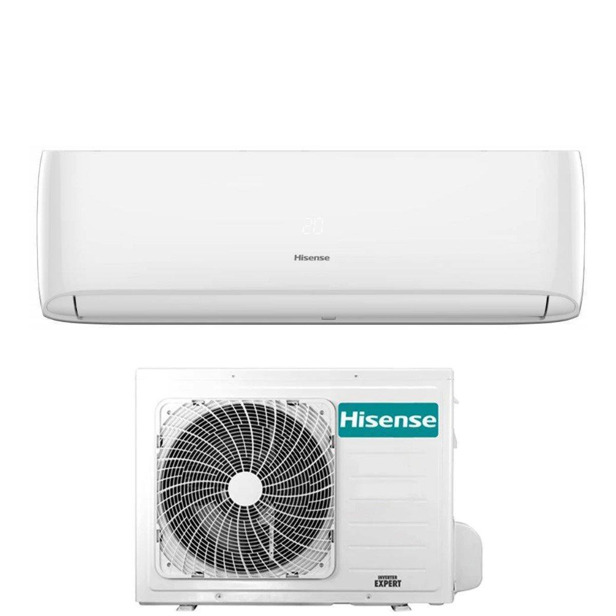 climatizzatore monosplit hisense inverter wifi 9000 btu vista frontale