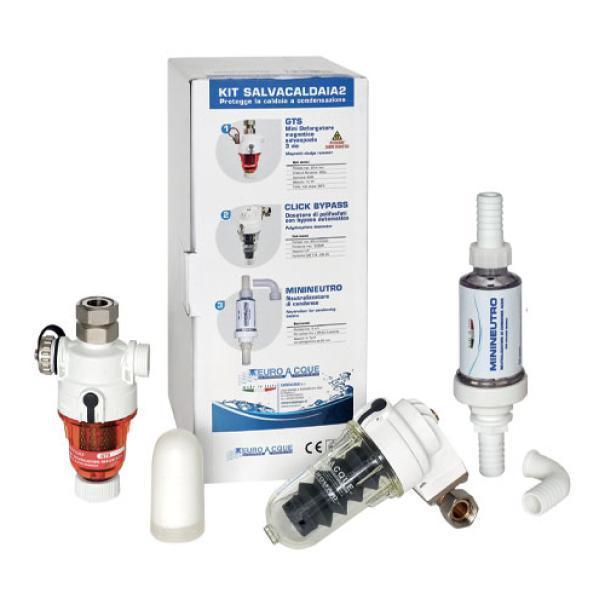euroacque kit salvacaldaia 2 euroacque dosatore polifosfati filtro - kitsalv2 - foto 1