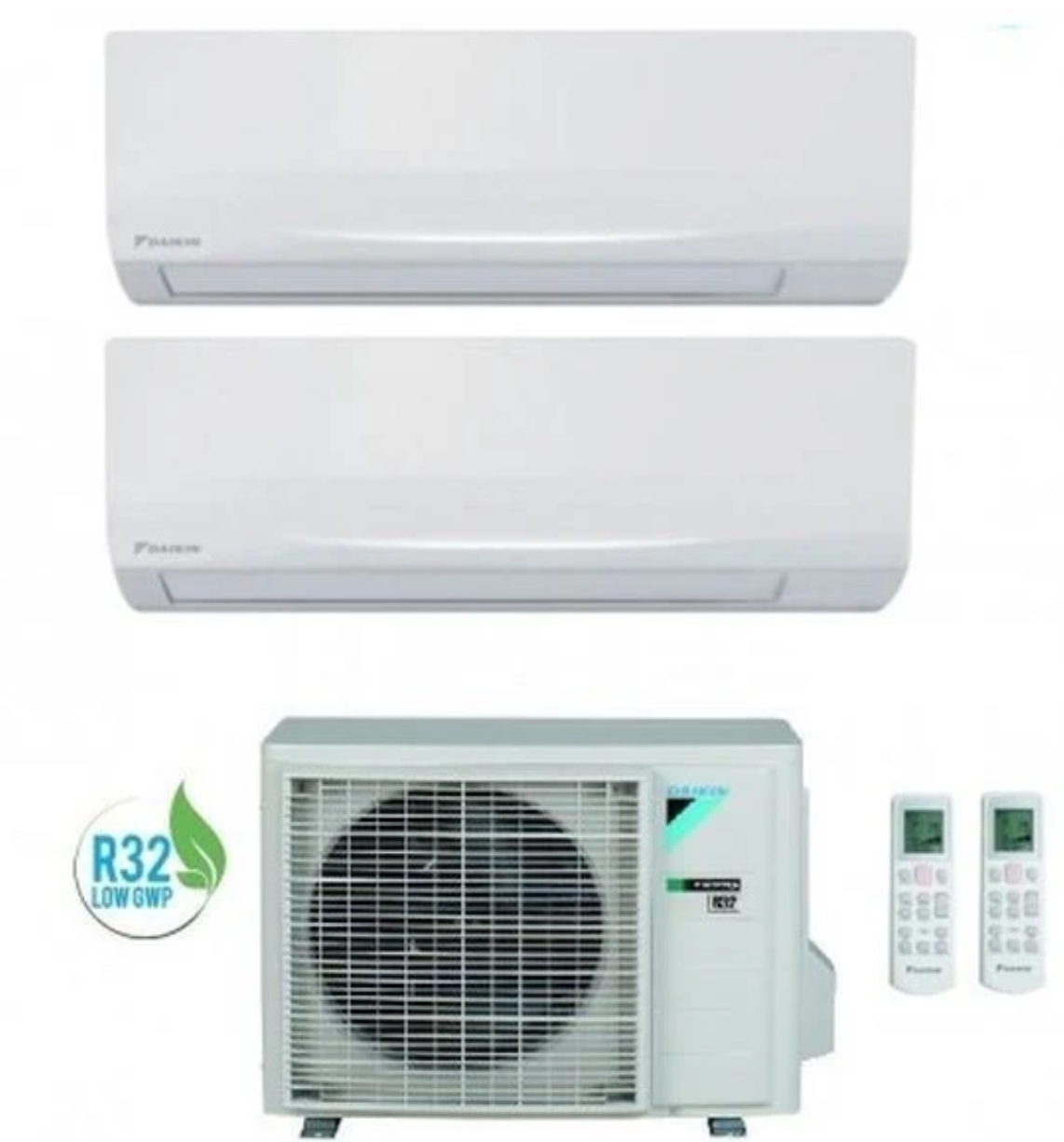 Climatizzatore dual split Daikin inverter 9 12 BTU con unitu00e0 interna ed esterna WiFi integrato