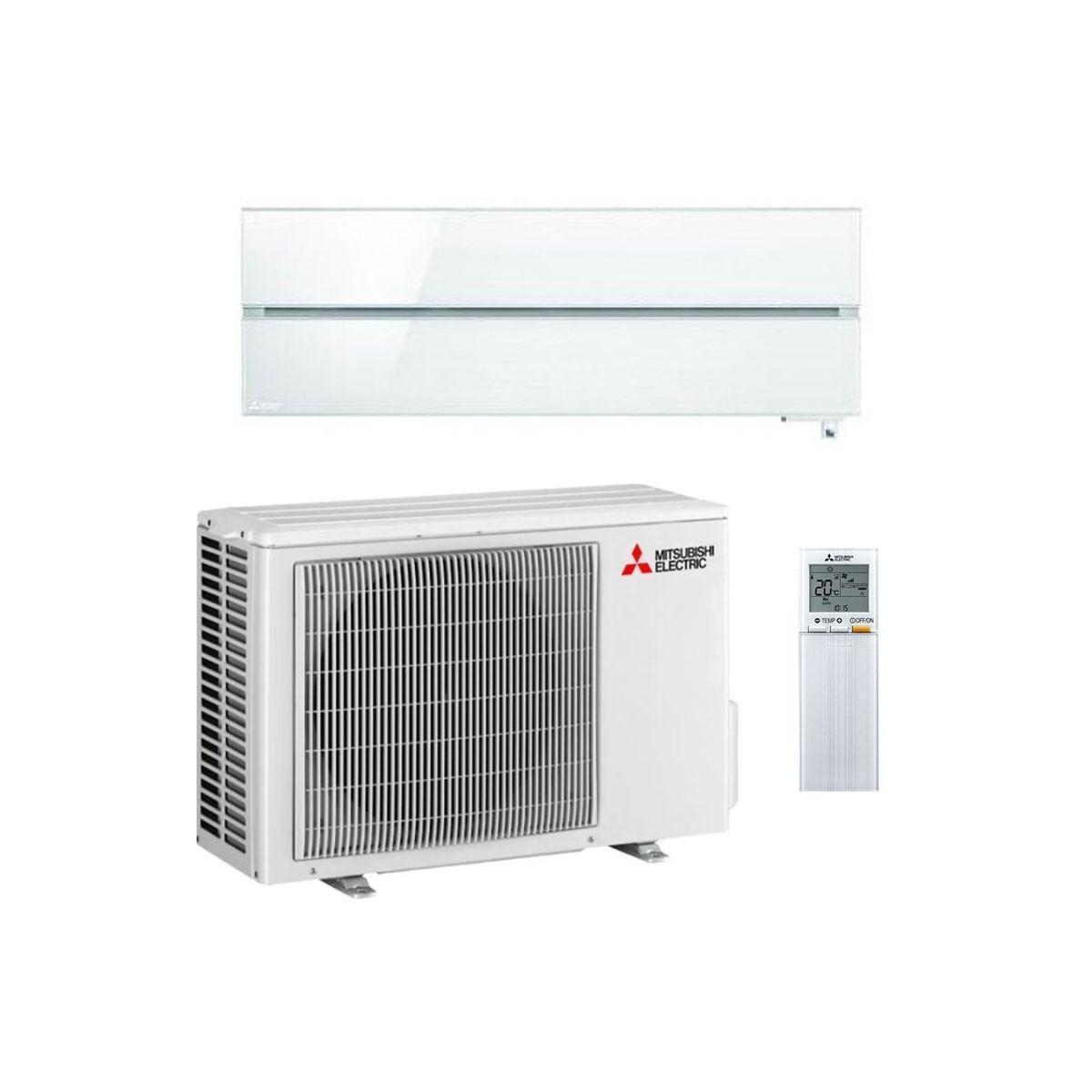 Climatizzatore monosplit Mitsubishi elegante 9000 BTU bianco con telecomando WiFi integrato