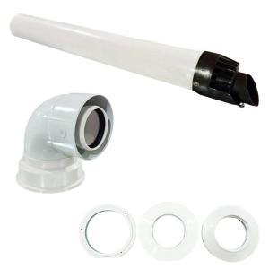 Polymax kit scarico parete koax pps/pvc tipo 007 d.060/100